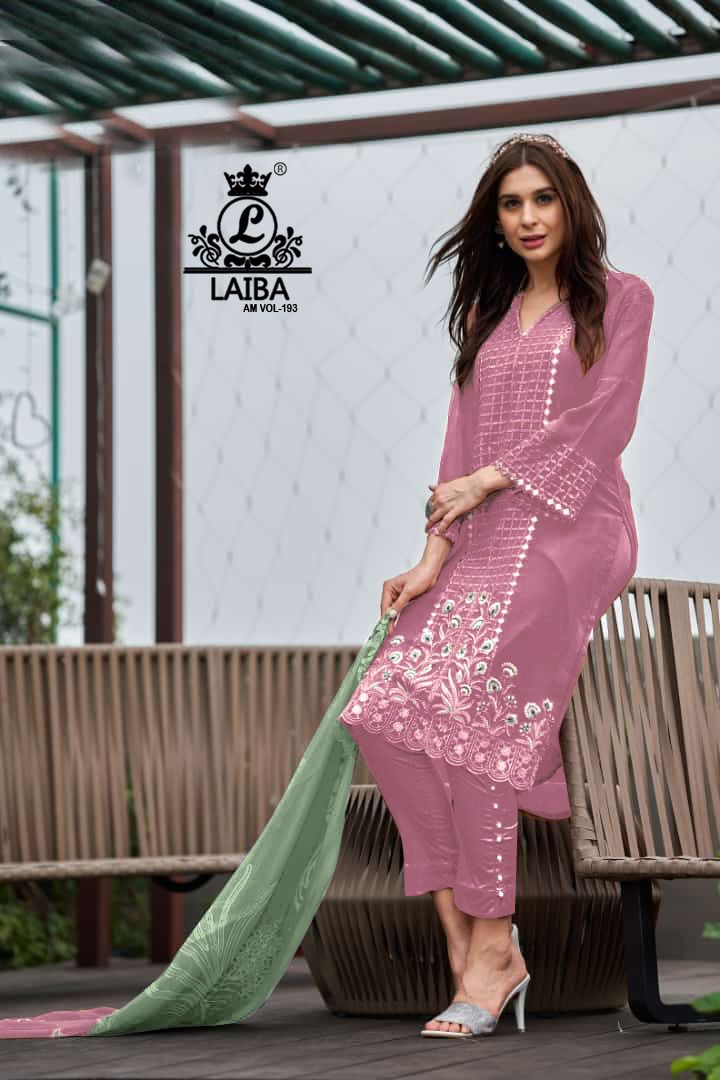 Laiba Am Vol 193 Readymade Pakistani Suits Catalog
